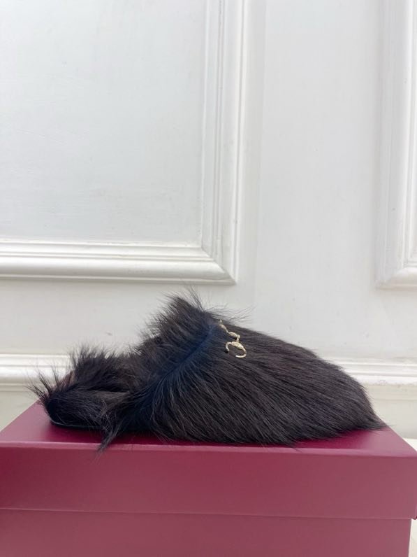 Мюли меховые женские фото 2