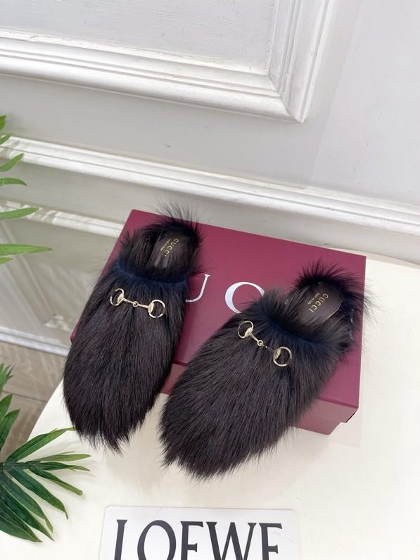 Мюли меховые женские фото 3