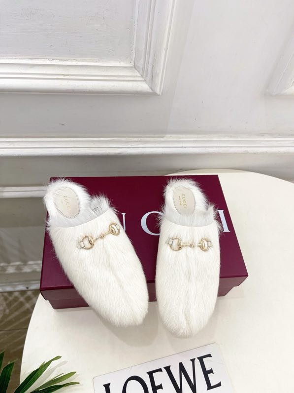 Мюли меховые женские фото 3