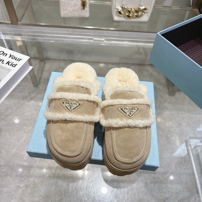 Мюли меховые женские фото 3