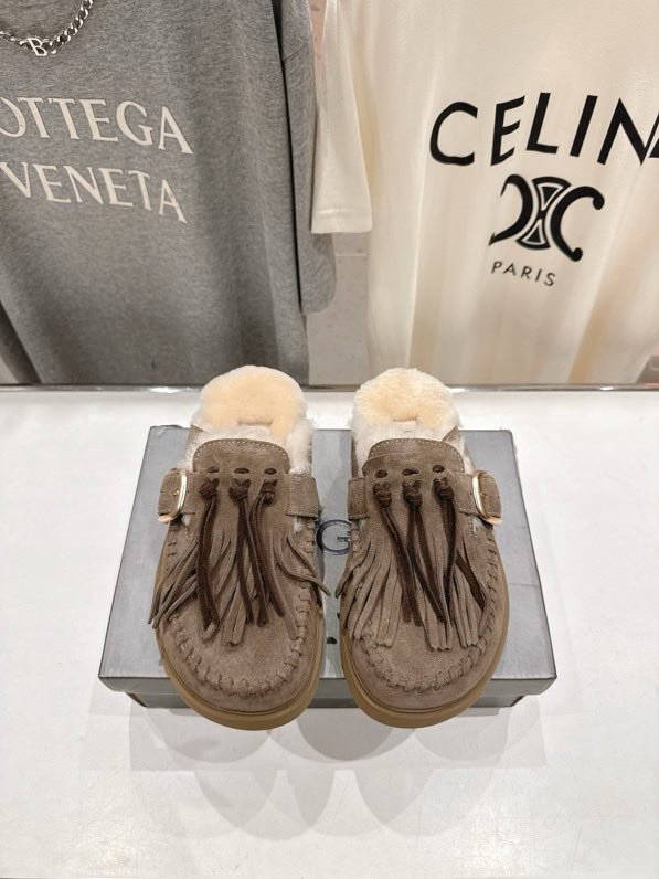 Мюли меховые женские фото 4