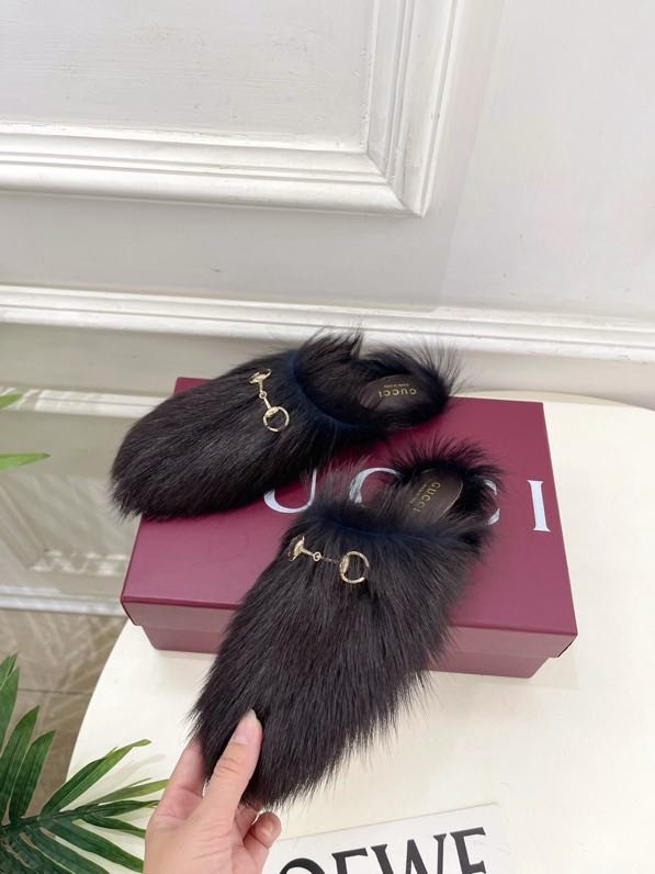 Мюли меховые женские фото 4