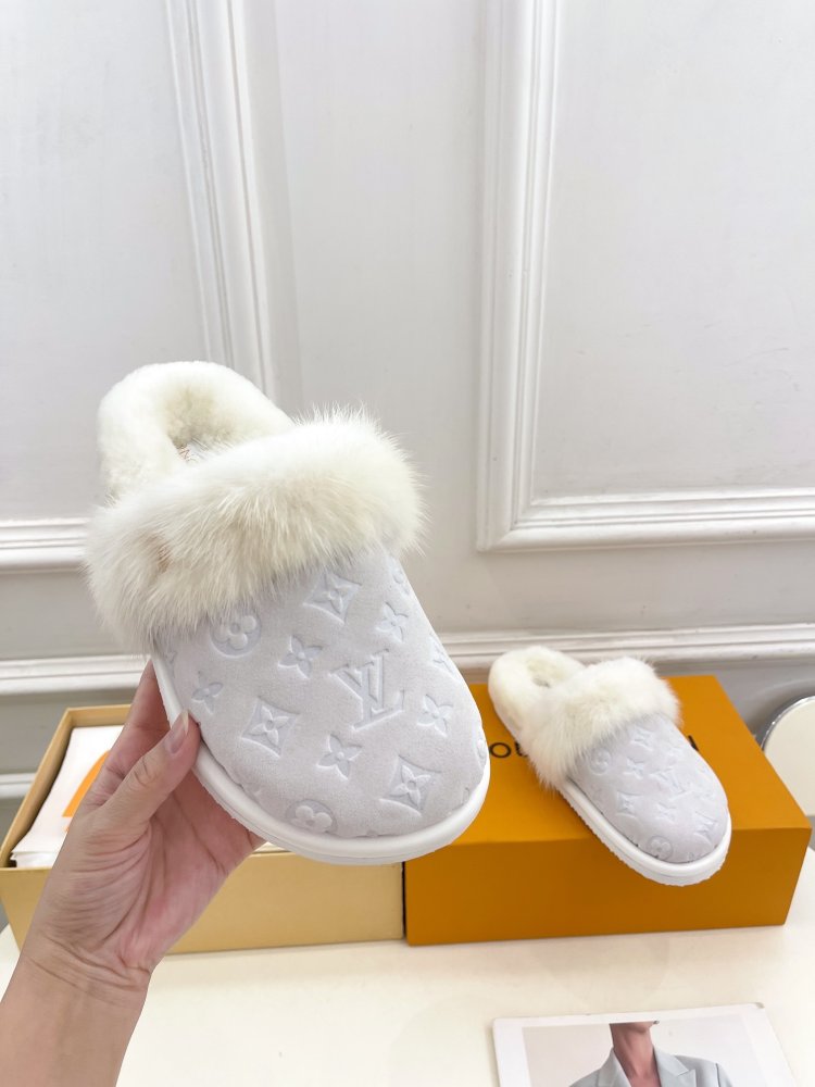 Мюли меховые женские фото 5