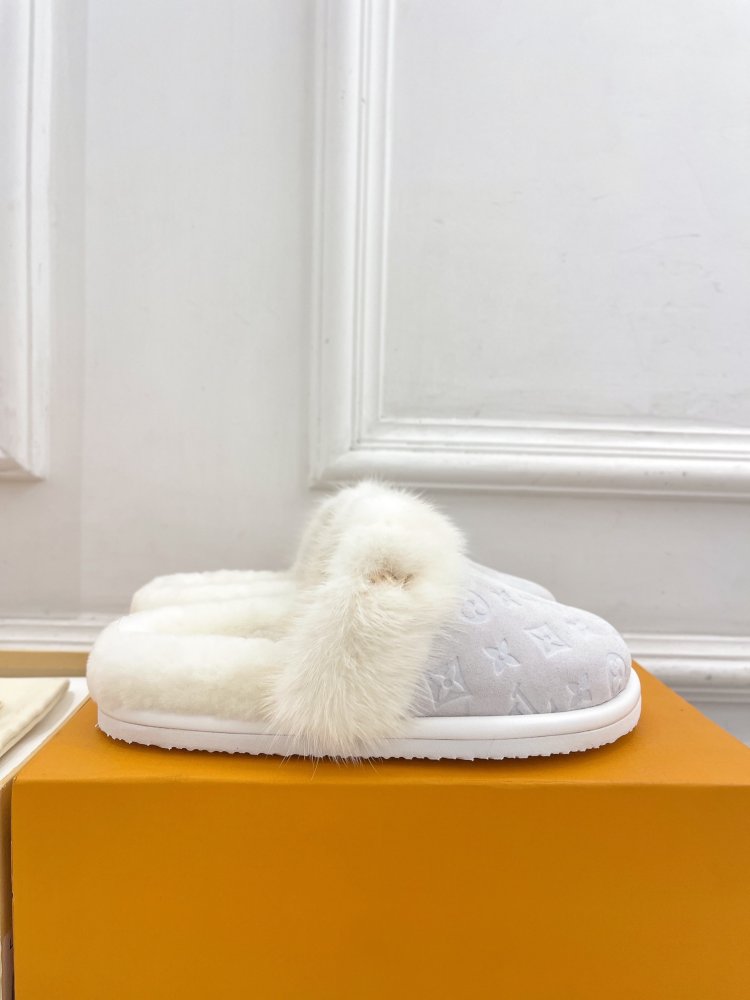 Мюли меховые женские фото 6