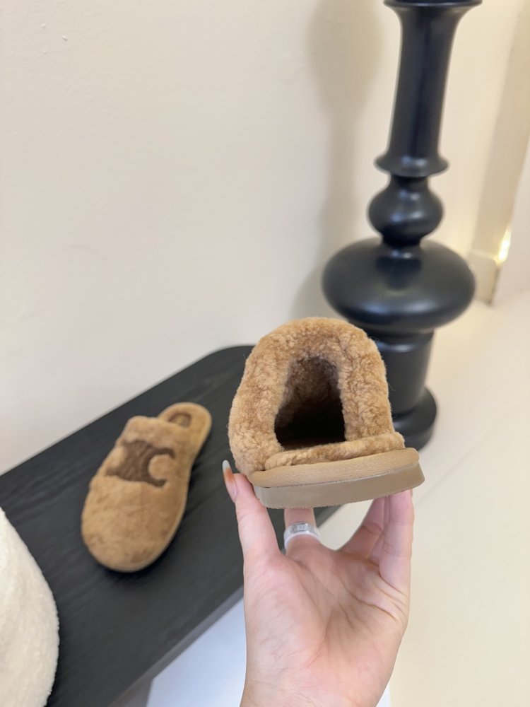 Мюли меховые женские фото 6