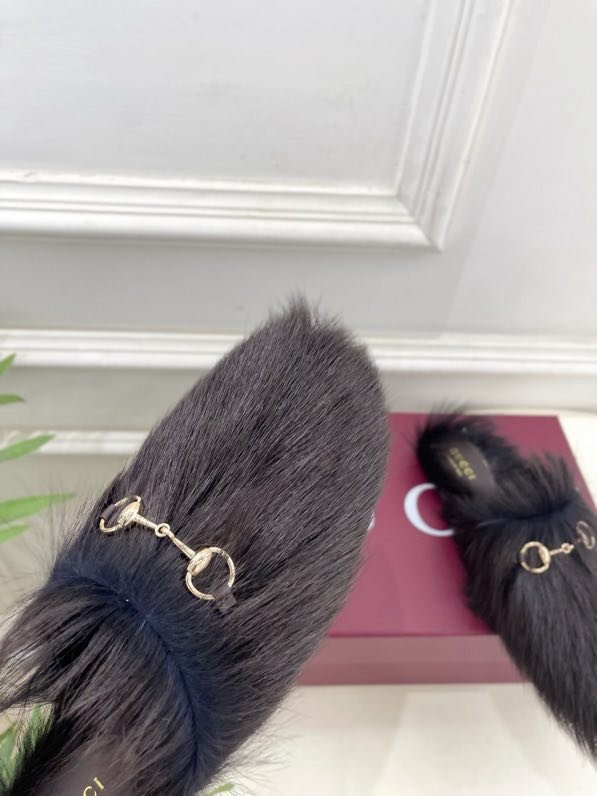 Мюли меховые женские фото 6