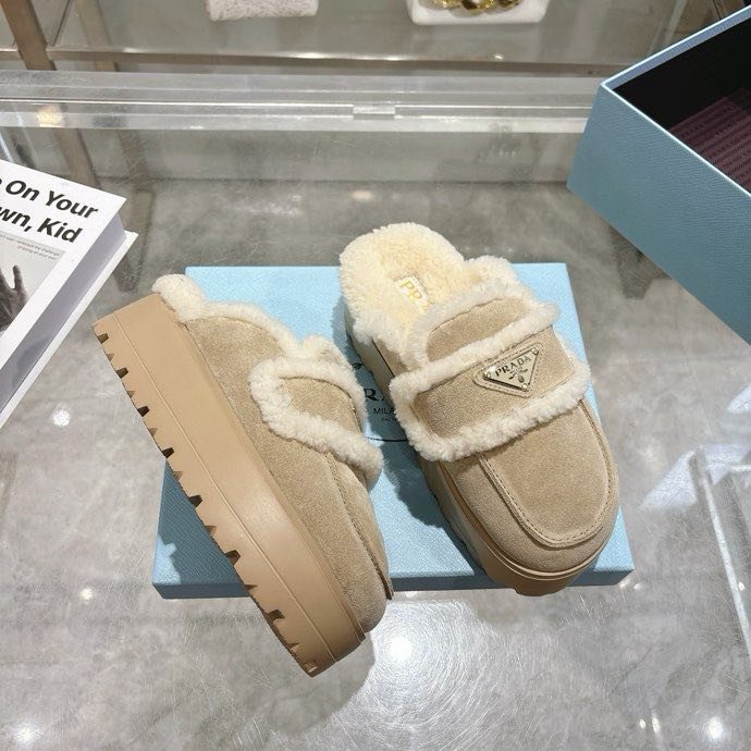 Мюли меховые женские фото 6