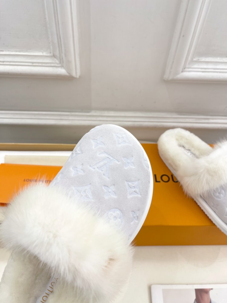 Мюли меховые женские фото 7