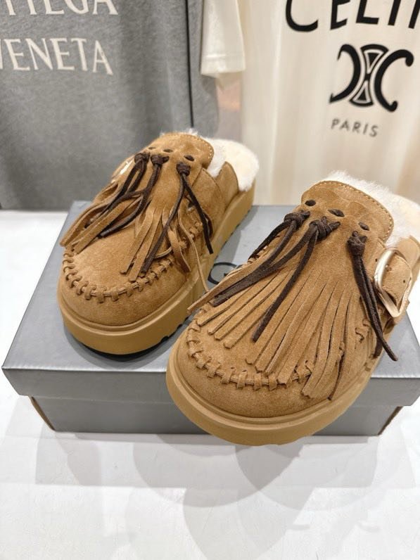 Мюли меховые женские фото 7