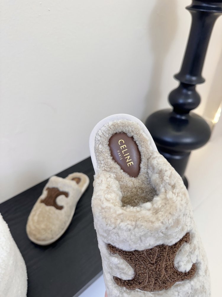 Мюли меховые женские фото 8