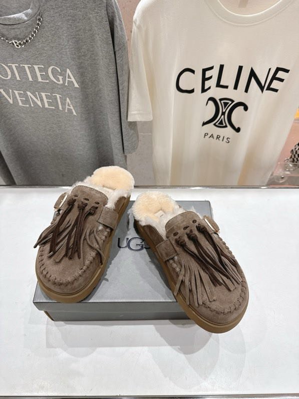 Мюли меховые женские фото 8