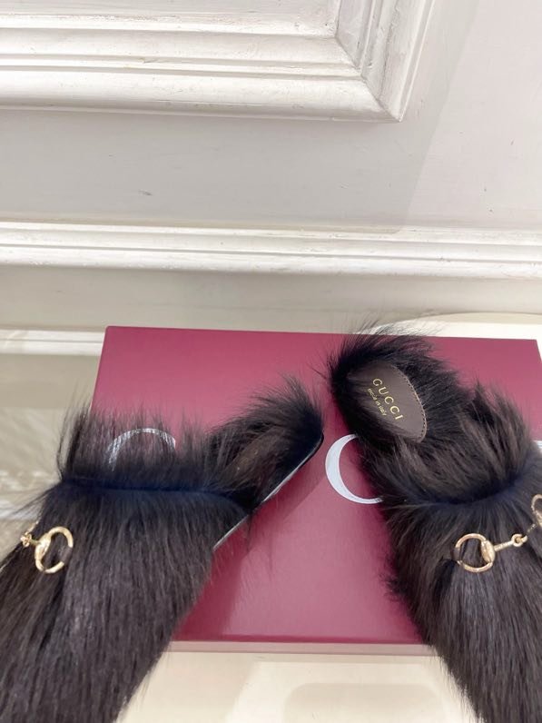 Мюли меховые женские фото 8