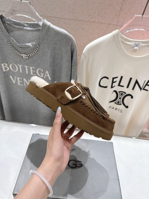 Мюли меховые женские фото 9