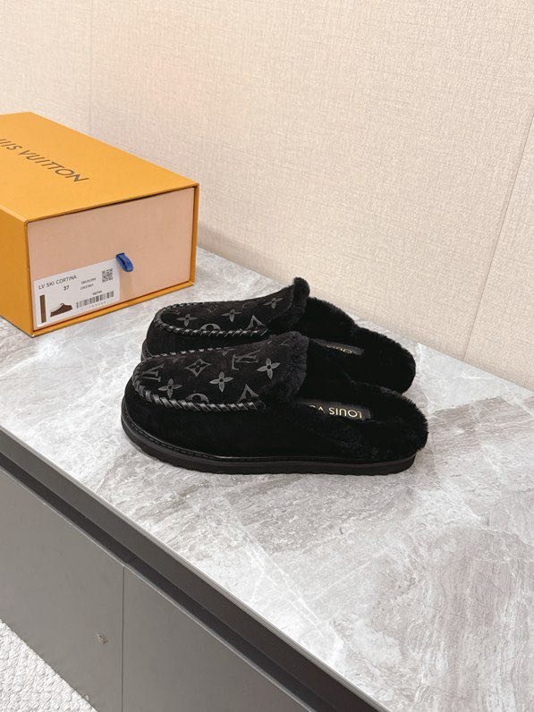 Мюли меховые фото 2