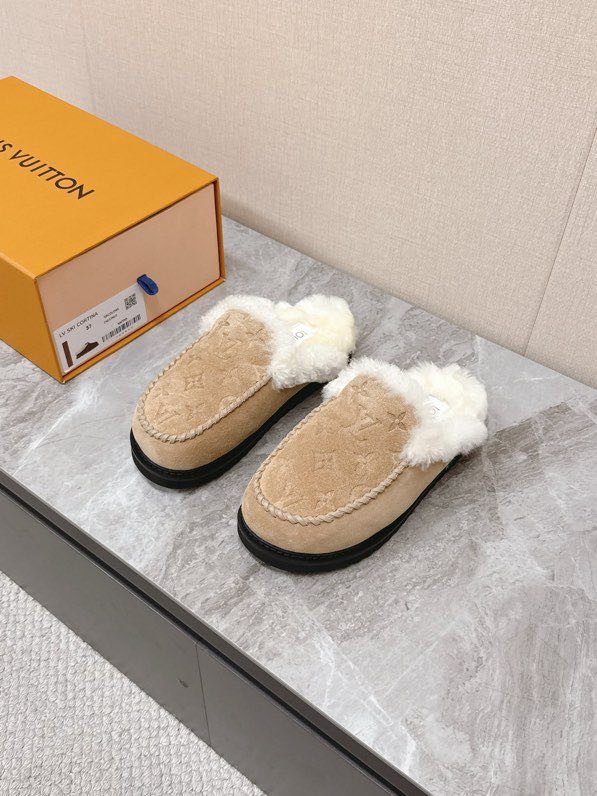 Мюли меховые фото 2