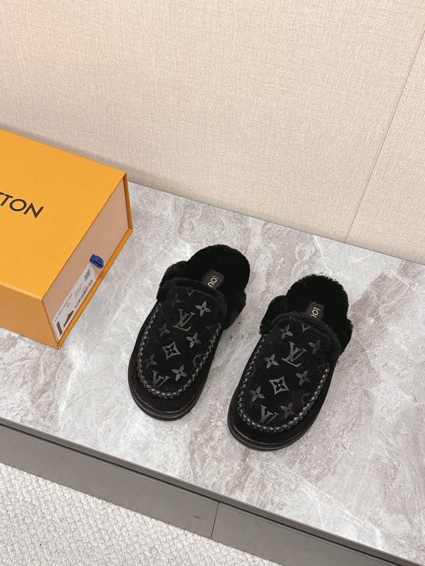 Мюли меховые фото 4