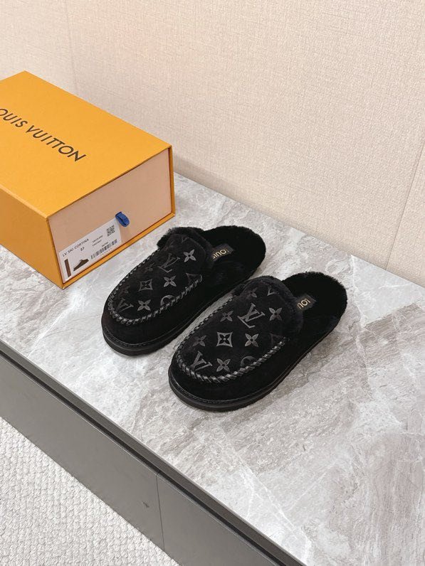 Мюли меховые фото 6