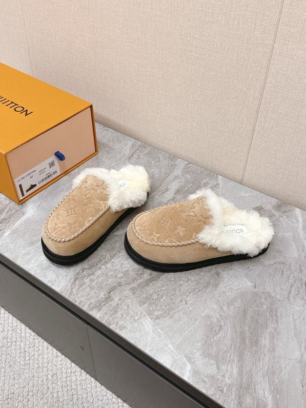 Мюли меховые фото 6