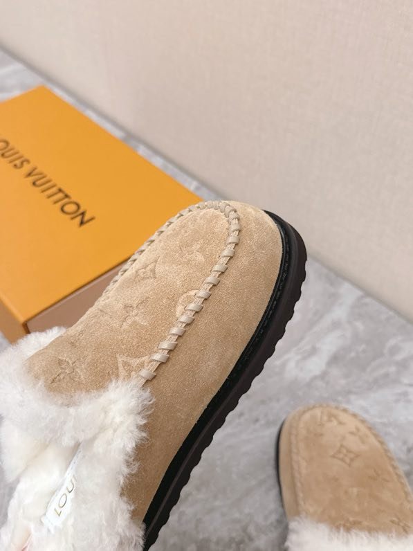 Мюли меховые фото 7