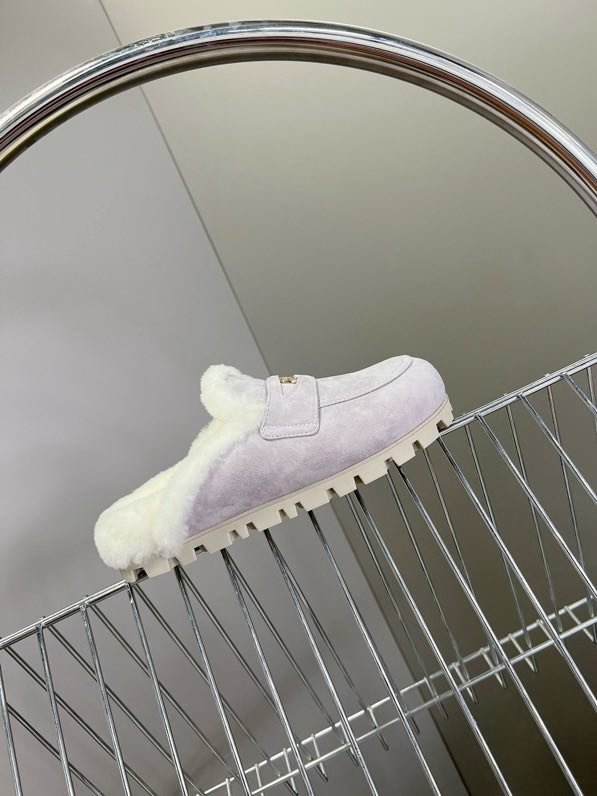 Мюли на хутрі жіночі