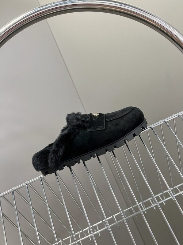 Мюли на хутрі жіночі