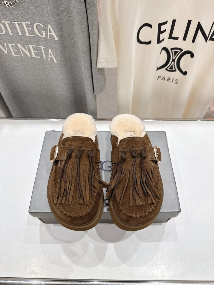 Мюли на хутрі жіночі