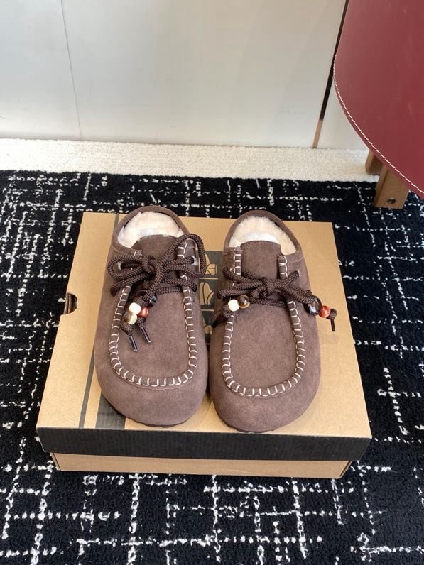 Мюли on fur women's