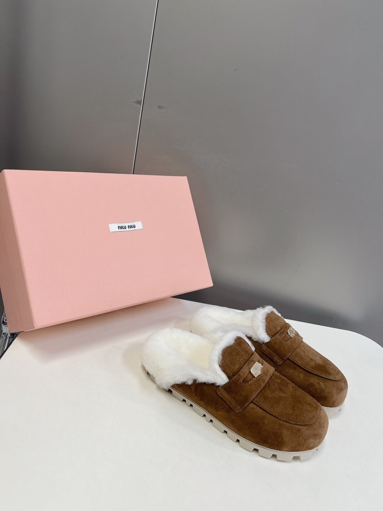 Мюли на меху женские фото 2