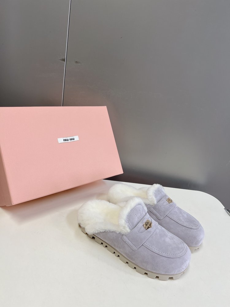 Мюли на меху женские фото 2