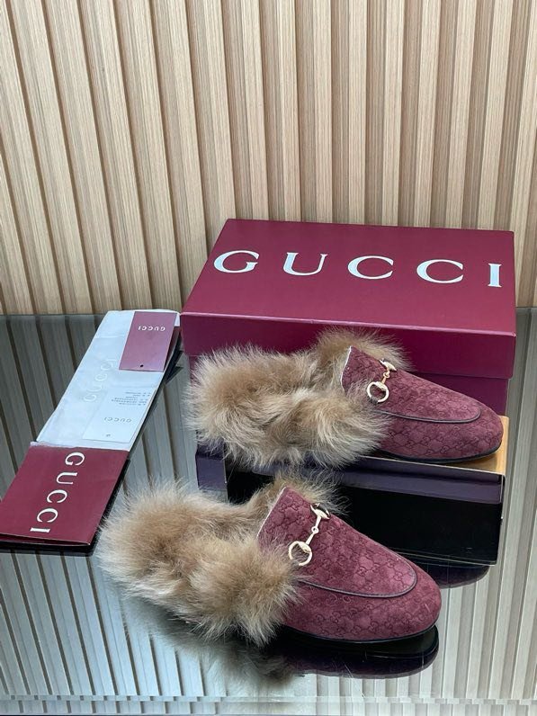 Мюли на хутрі жіночі фото 2