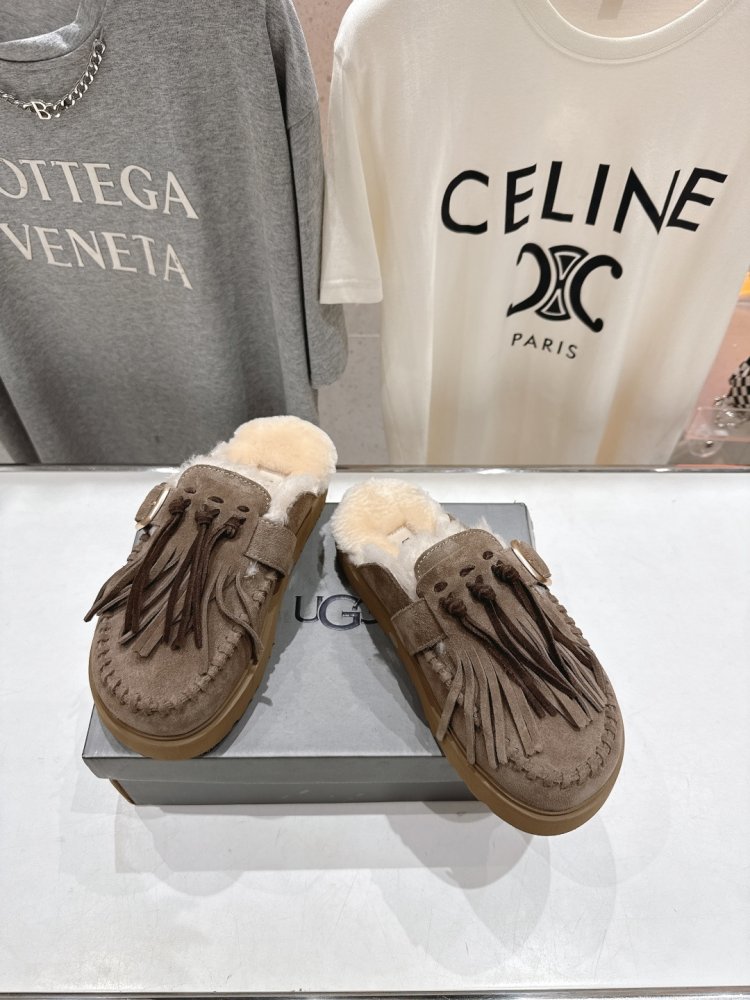 Мюли на меху женские фото 2