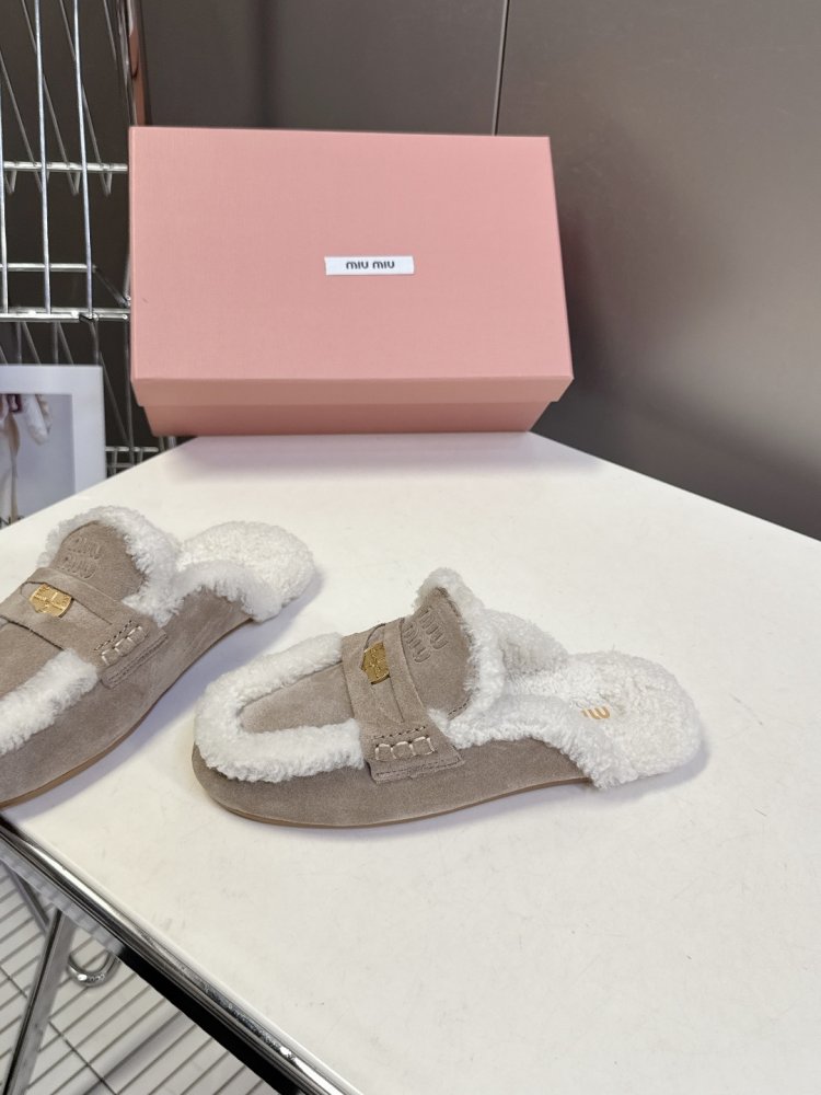 Мюли на меху женские фото 3