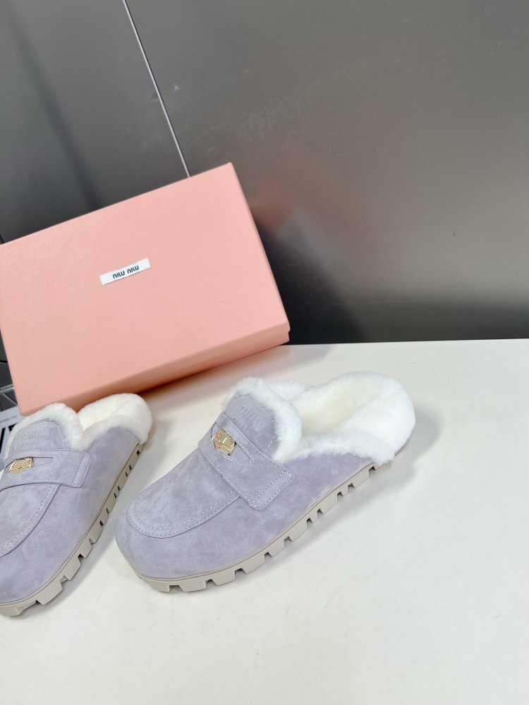 Мюли на меху женские фото 3