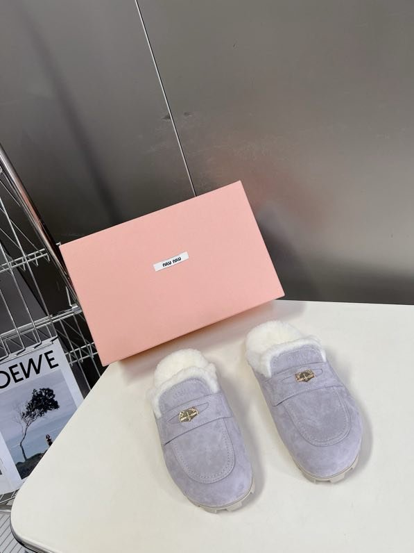 Мюли на хутрі жіночі фото 3