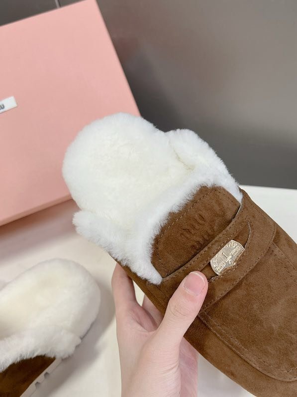 Мюли на меху женские фото 3