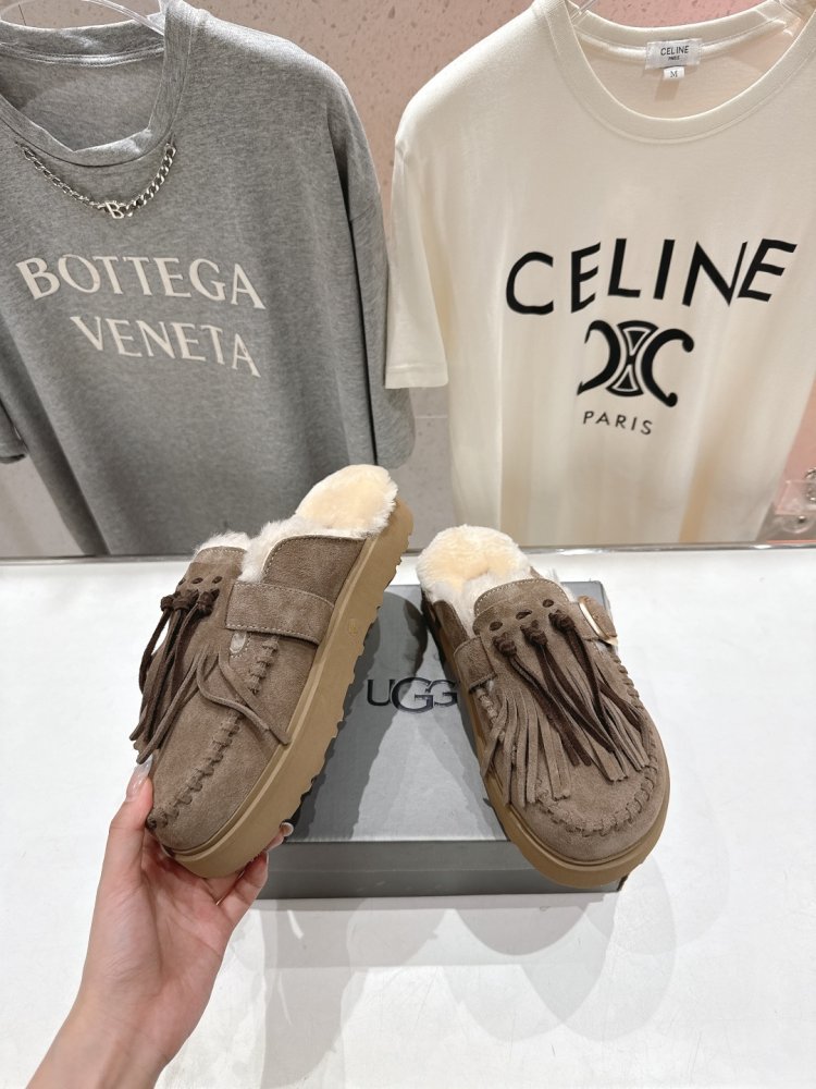 Мюли на меху женские фото 3