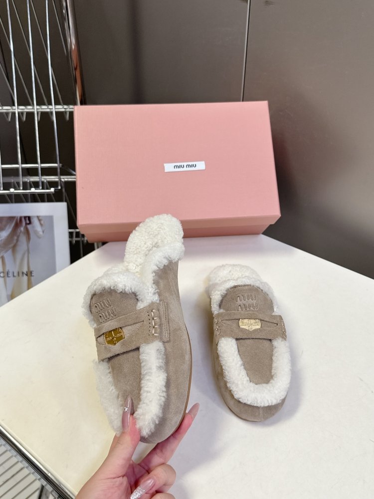 Мюли на меху женские фото 4