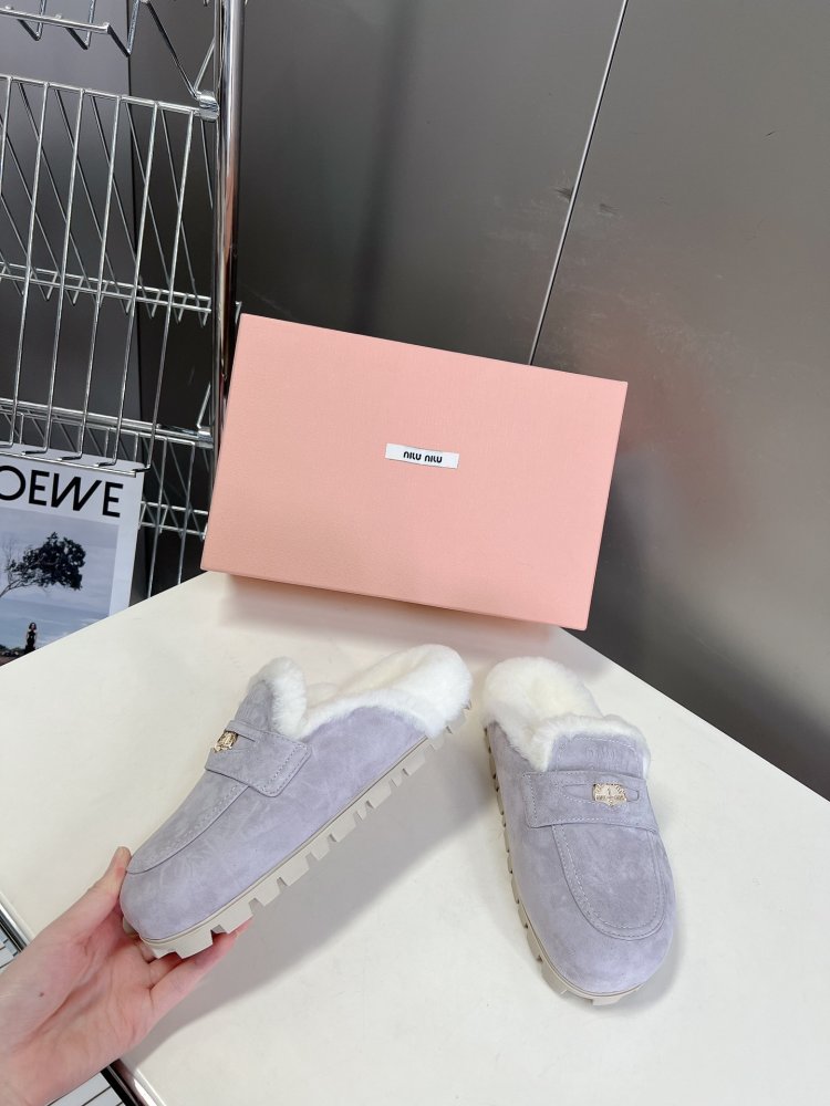 Мюли на меху женские фото 4