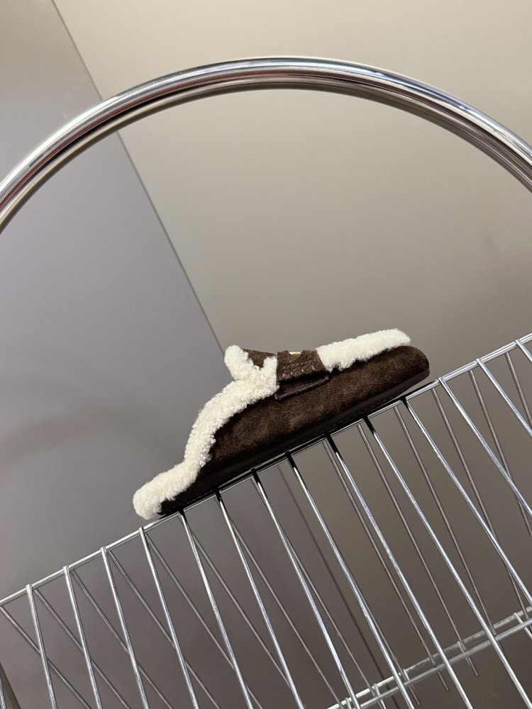 Мюли на меху женские фото 5