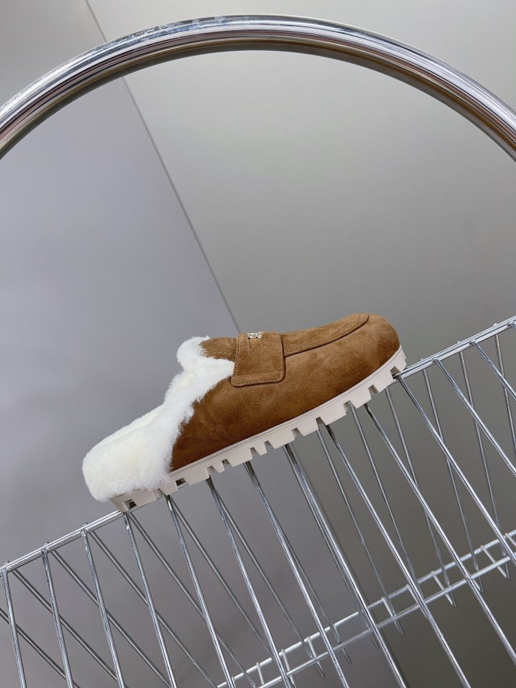 Мюли на меху женские фото 5