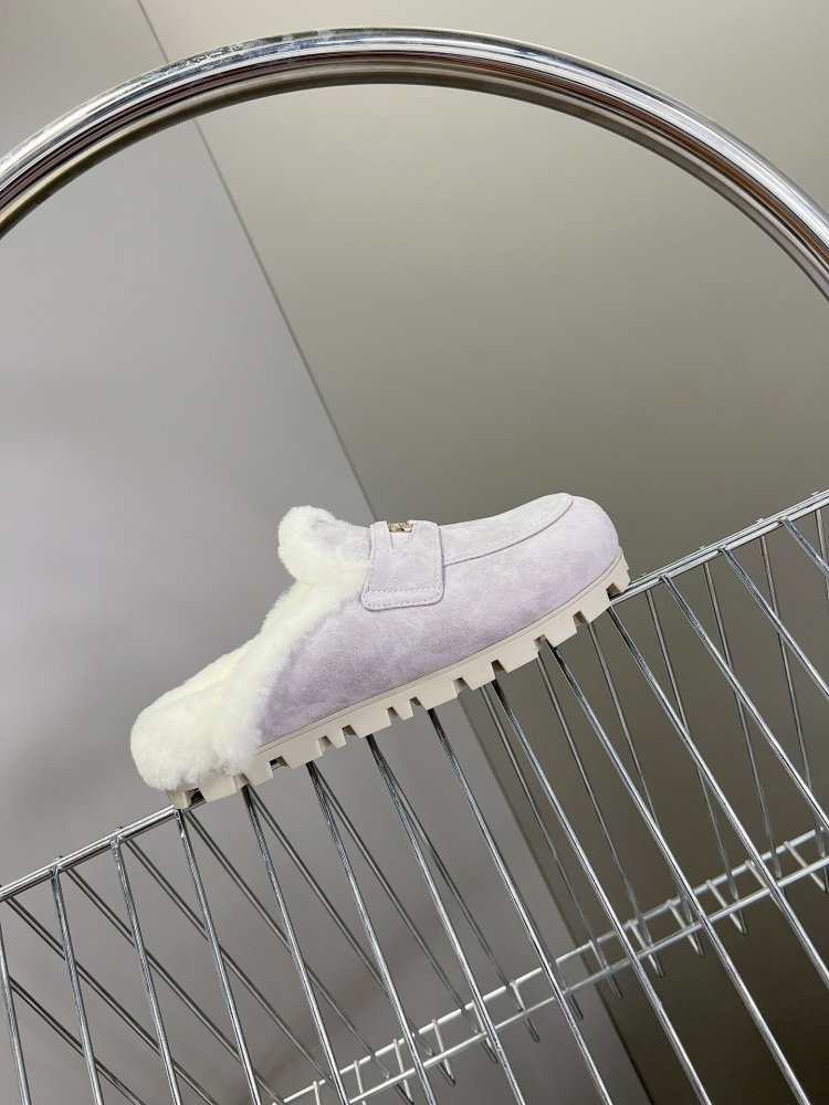 Мюли на меху женские фото 5