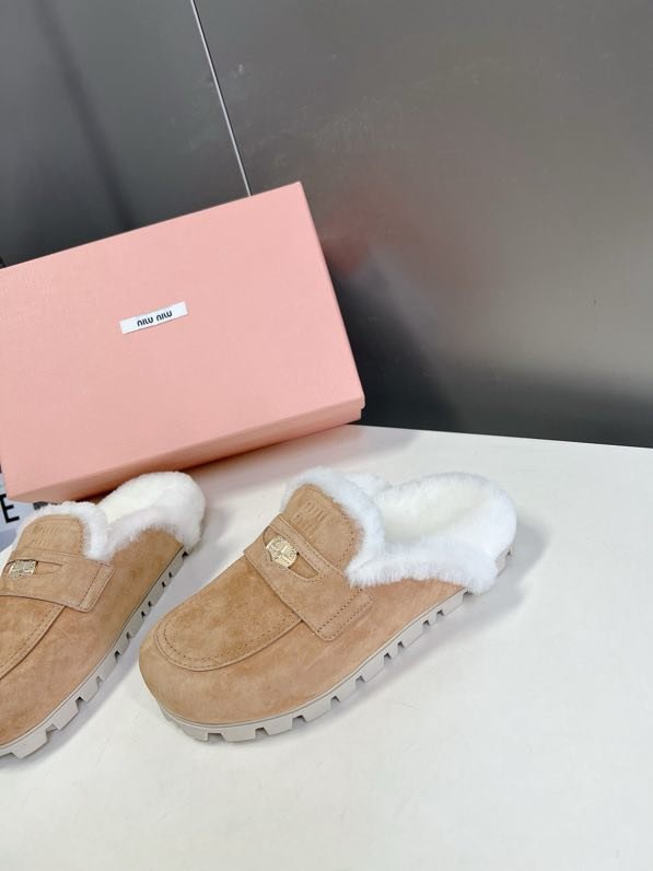 Мюли на меху женские фото 5