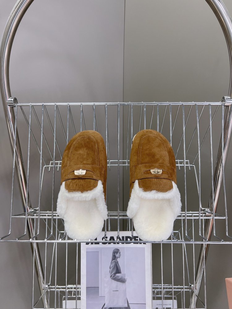 Мюли на меху женские фото 6