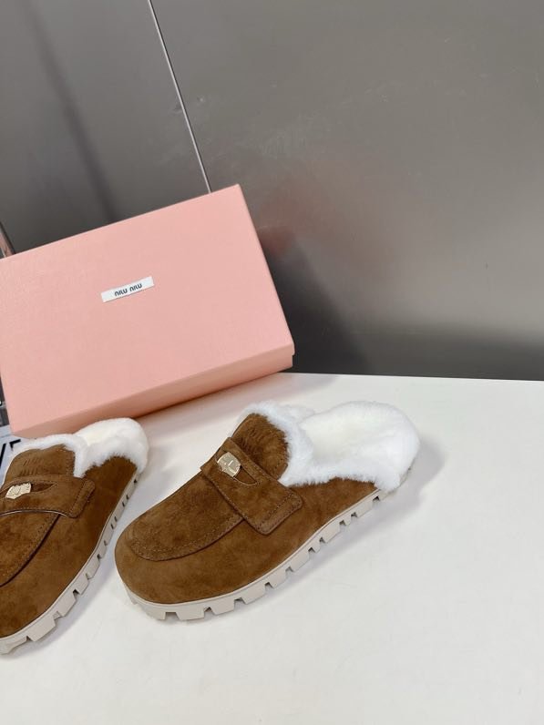 Мюли на меху женские фото 6