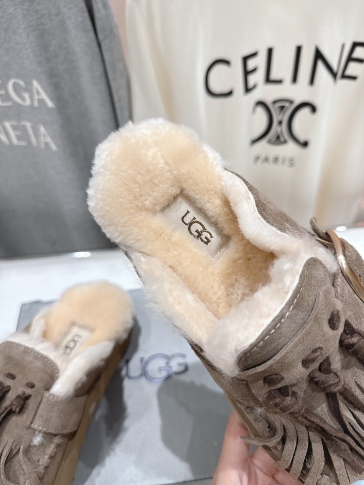 Мюли на меху женские фото 6