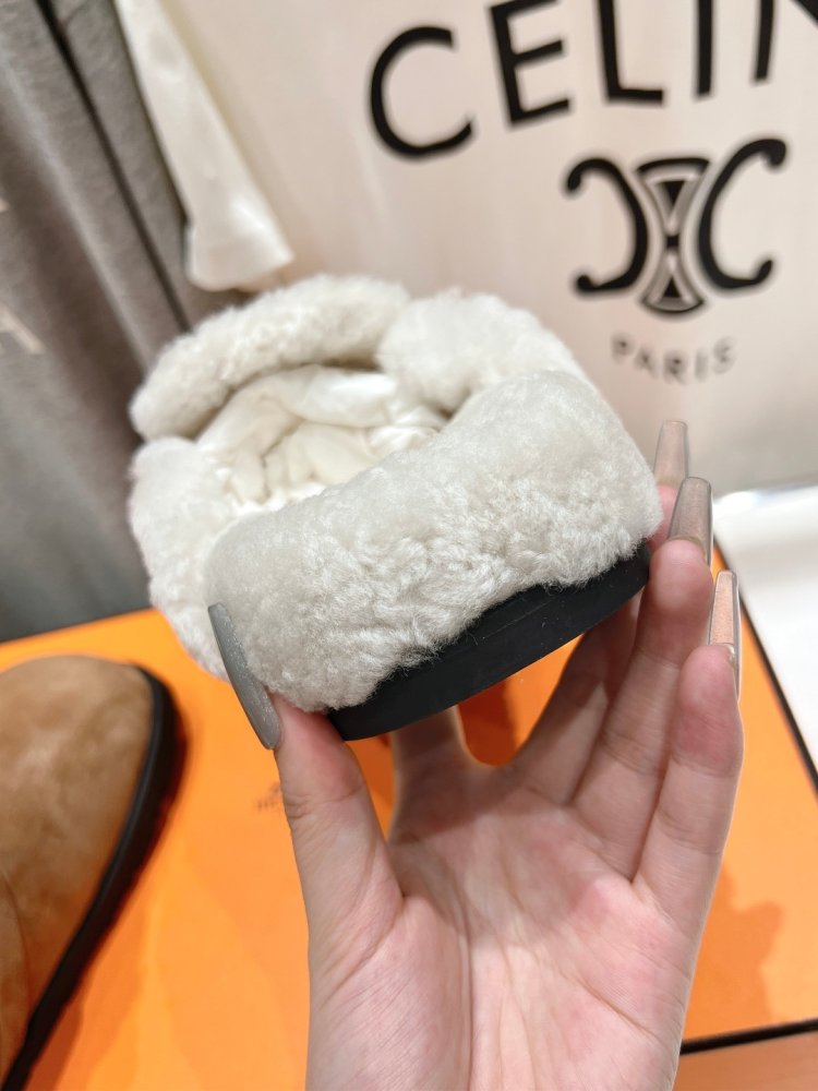 Мюли на меху женские фото 7