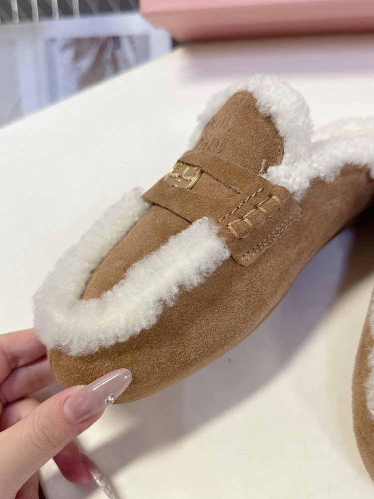 Мюли на меху женские фото 7