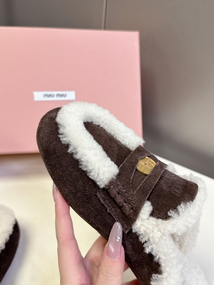 Мюли на меху женские фото 7