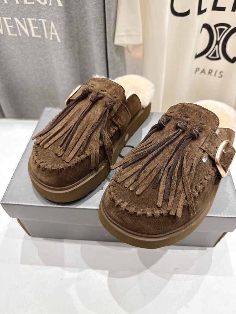 Мюли на хутрі жіночі фото 7