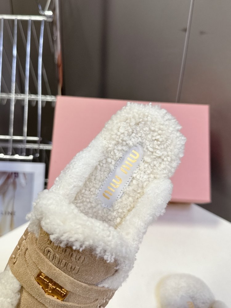 Мюли на меху женские фото 8